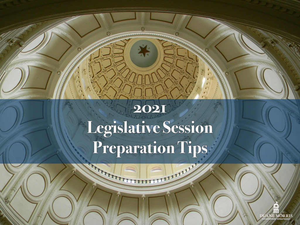 2021 Legislative Session lobbying tips