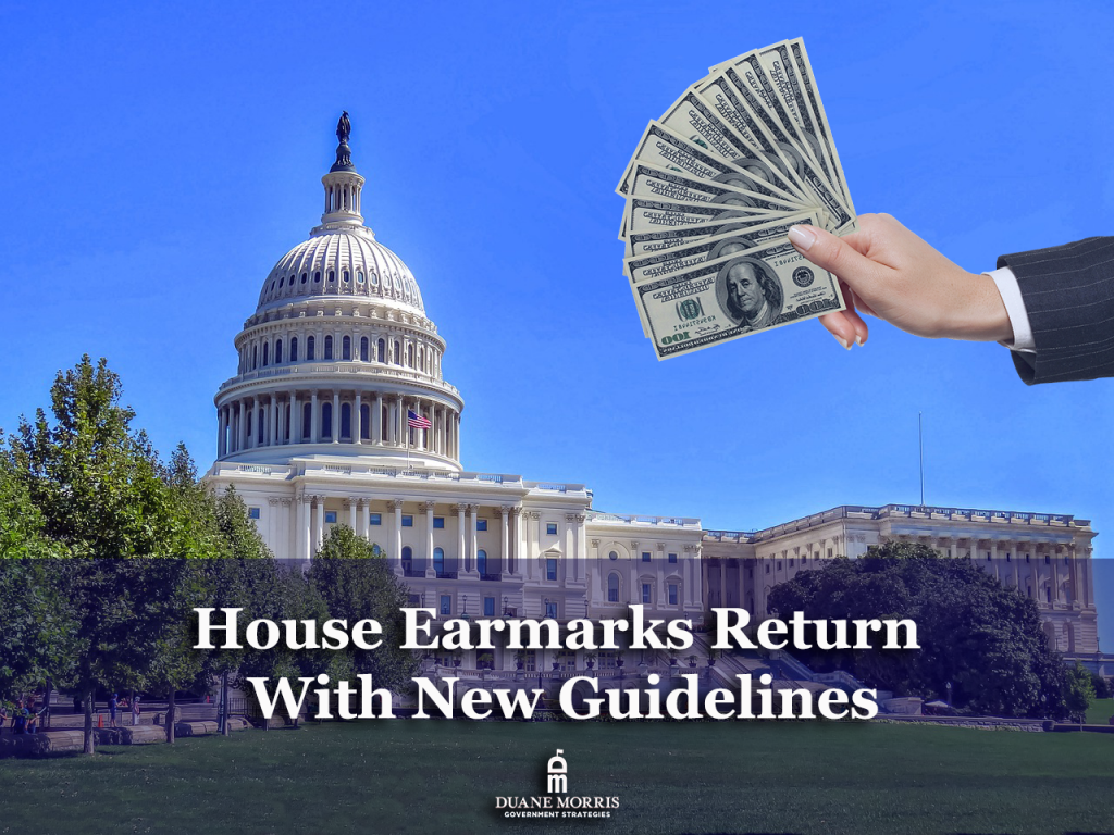 house earmarks are coming back