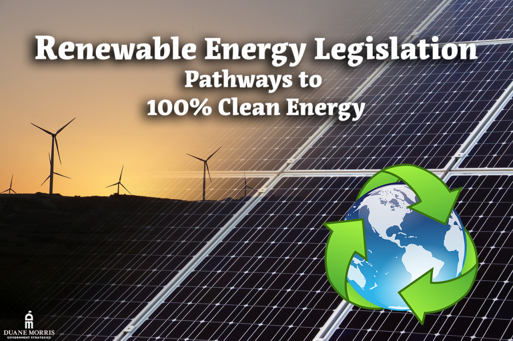renewable energy legislation 100% clean energy
