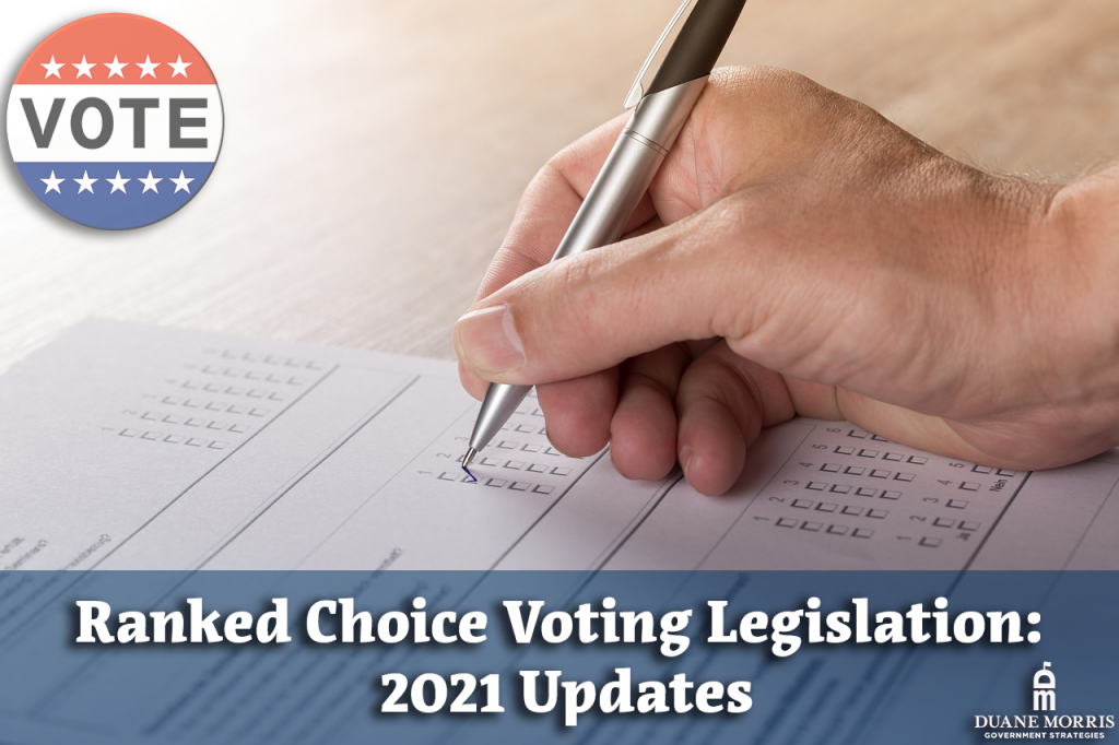 ranked choice voting legislation RCV legislation